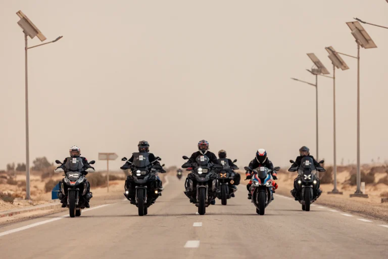 Convoi de motards de la cinquième édition de Ride With BMW